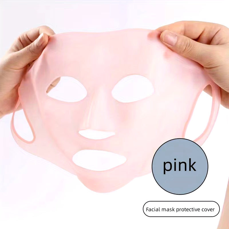 3D Silicone Mask Cover for Ear-Hanging Face Masks - Reusable Moisturizing and Firming Facial Tool