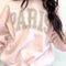 PARIS Round Neck Long Sleeve Sweatshirt